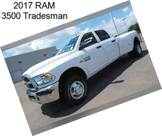 2017 RAM 3500 Tradesman