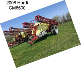 2008 Hardi CM6600