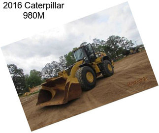 2016 Caterpillar 980M