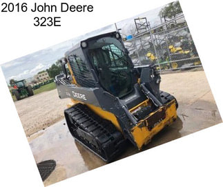 2016 John Deere 323E