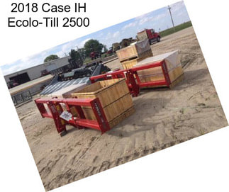 2018 Case IH Ecolo-Till 2500