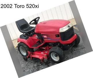 2002 Toro 520xi