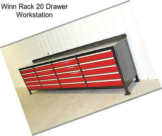 Winn Rack 20 Drawer Workstation