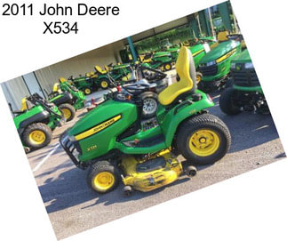 2011 John Deere X534