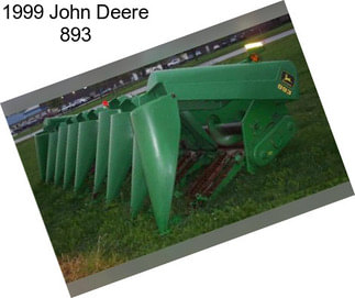 1999 John Deere 893