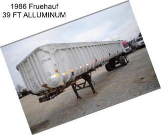 1986 Fruehauf 39 FT ALLUMINUM