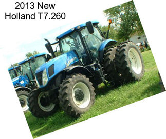 2013 New Holland T7.260