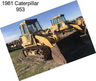 1981 Caterpillar 953