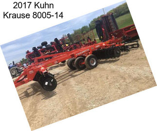 2017 Kuhn Krause 8005-14