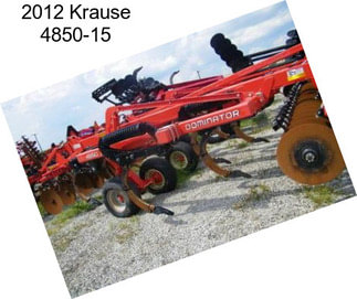 2012 Krause 4850-15