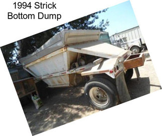 1994 Strick Bottom Dump