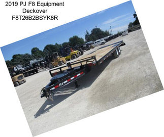 2019 PJ F8 Equipment Deckover F8T26B2BSYK8R