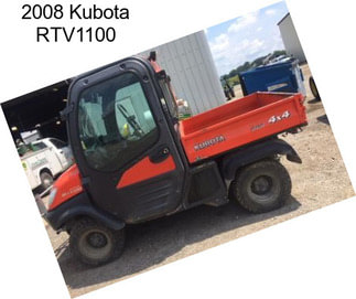 2008 Kubota RTV1100