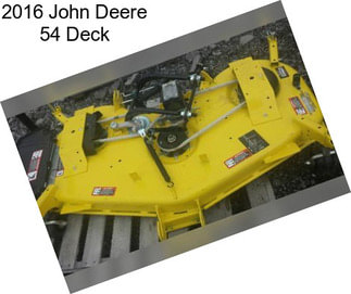 2016 John Deere 54\