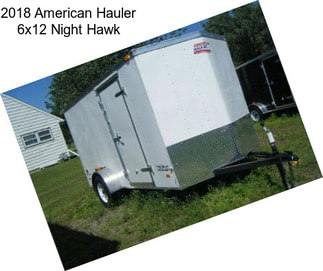 2018 American Hauler 6x12 Night Hawk