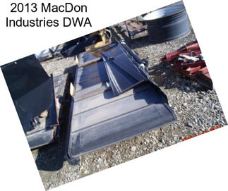 2013 MacDon Industries DWA