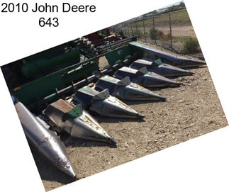 2010 John Deere 643