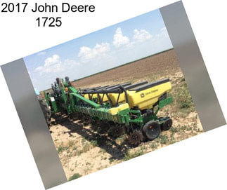 2017 John Deere 1725