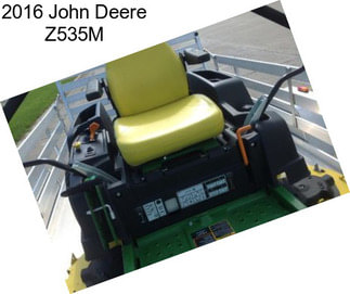 2016 John Deere Z535M