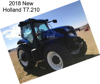 2018 New Holland T7.210