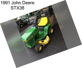 1991 John Deere STX38