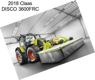 2018 Claas DISCO 3600FRC