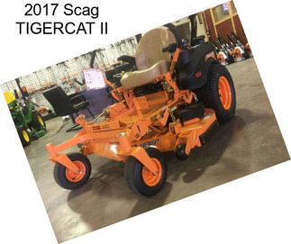2017 Scag TIGERCAT II