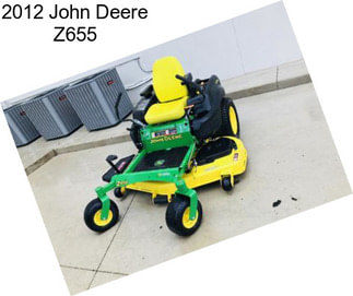 2012 John Deere Z655