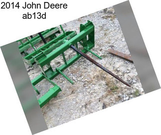 2014 John Deere ab13d