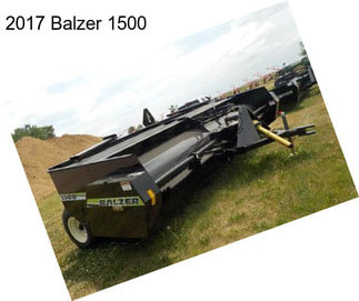 2017 Balzer 1500