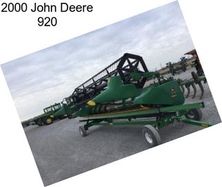 2000 John Deere 920