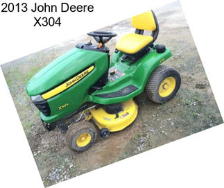 2013 John Deere X304