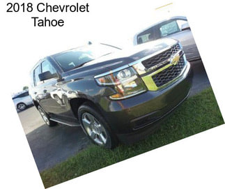 2018 Chevrolet Tahoe