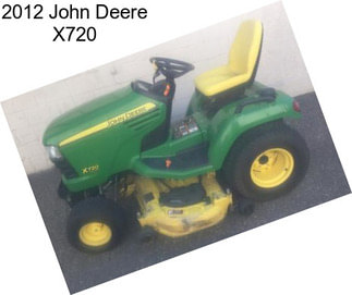 2012 John Deere X720