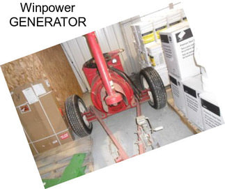 Winpower GENERATOR