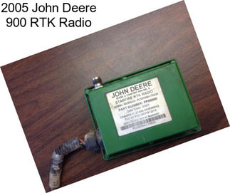 2005 John Deere 900 RTK Radio