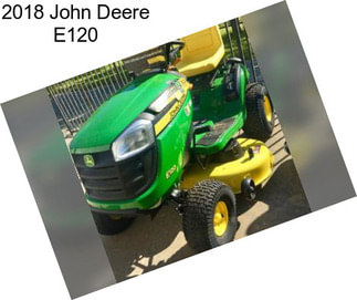 2018 John Deere E120