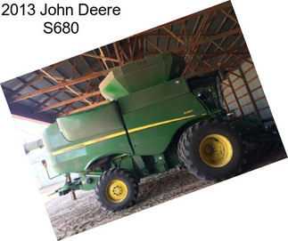 2013 John Deere S680