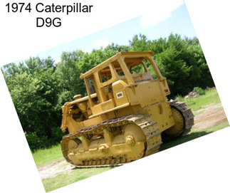 1974 Caterpillar D9G