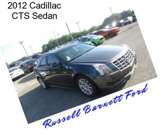 2012 Cadillac CTS Sedan