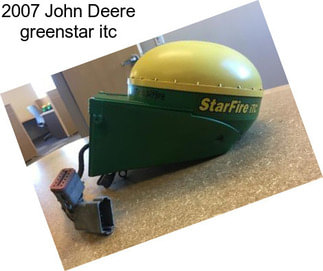 2007 John Deere greenstar itc