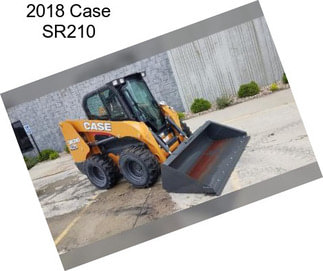 2018 Case SR210