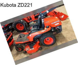 Kubota ZD221