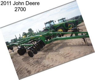 2011 John Deere 2700