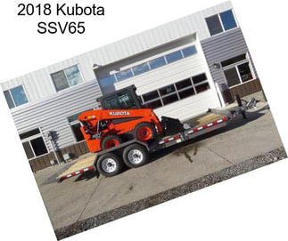 2018 Kubota SSV65