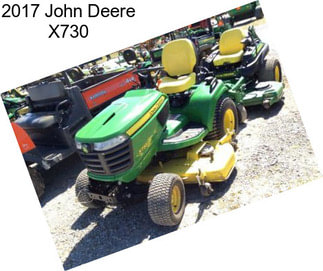 2017 John Deere X730