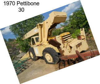 1970 Pettibone 30