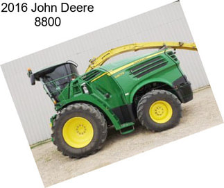 2016 John Deere 8800