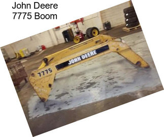 John Deere 7775 Boom