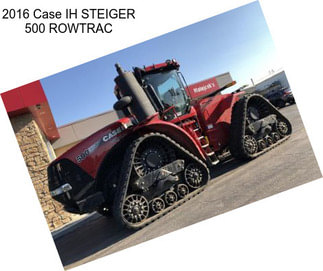 2016 Case IH STEIGER 500 ROWTRAC